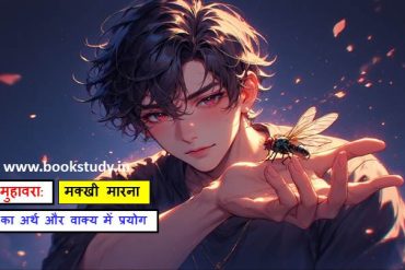 मक्खी मारना मुहावरे का अर्थ और वाक्य मे प्रयोग