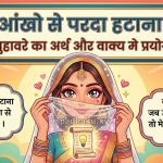 आंखो से परदा हटाना मुहावरे का अर्थ क्या होता है?