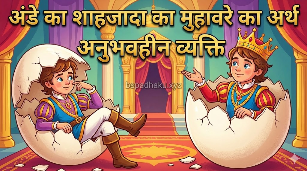 अंडे का शाहजादा मुहावरे का मतलब और वाक्य व कहानी