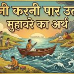 अपनी करनी पार उतरनी का मतलब और वाक्य में प्रयोग