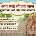 आप भला तो जग भला मुहावरे का अर्थ क्या होता है