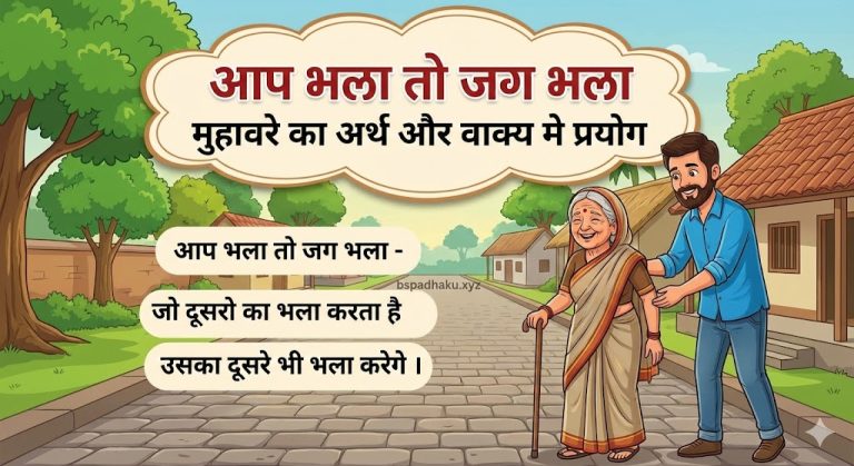 आप भला तो जग भला का मतलब और वाक्य व कहानी