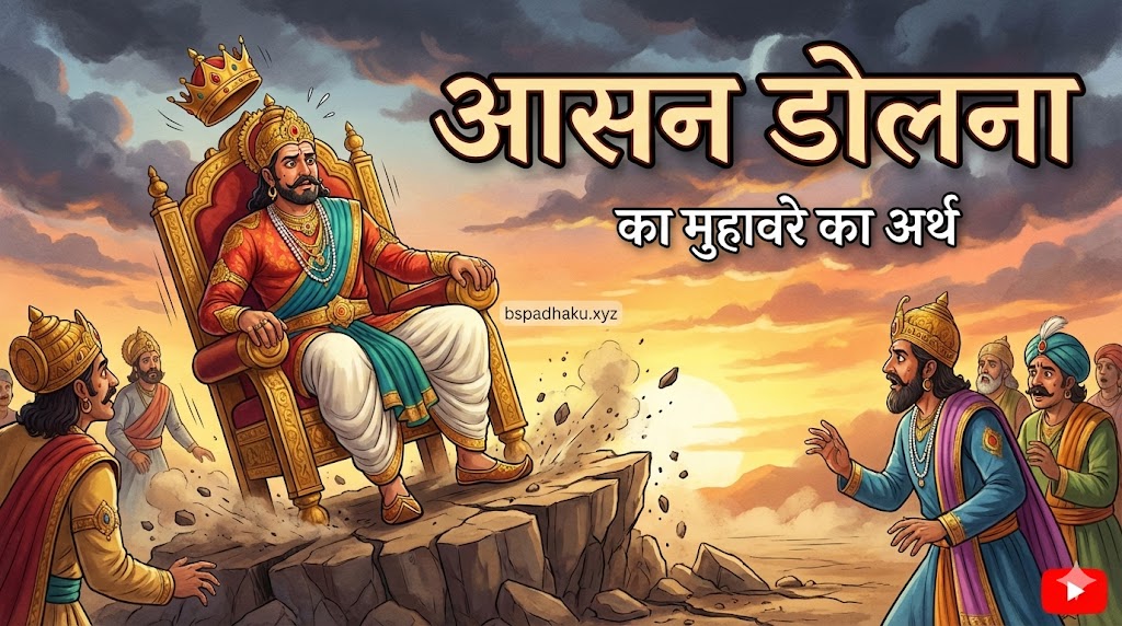 आसन डोलना मतलब और वाक्य मे प्रयोग व कहानी