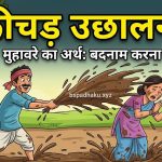 कीचड़ उछालना मतलब और वाक्य मे प्रयोग