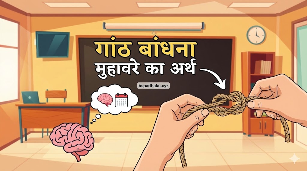गांठ बांधना का मतलब और वाक्य व कहानी