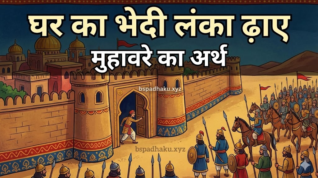 घर का भेदी लंका ढाए का अर्थ और वाक्य मे प्रयोग व निबंध