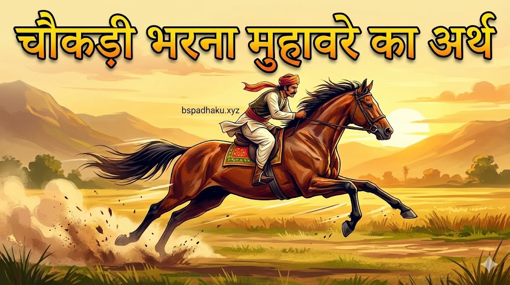 चौकड़ी भरना का मतलब और वाक्य व कहानी