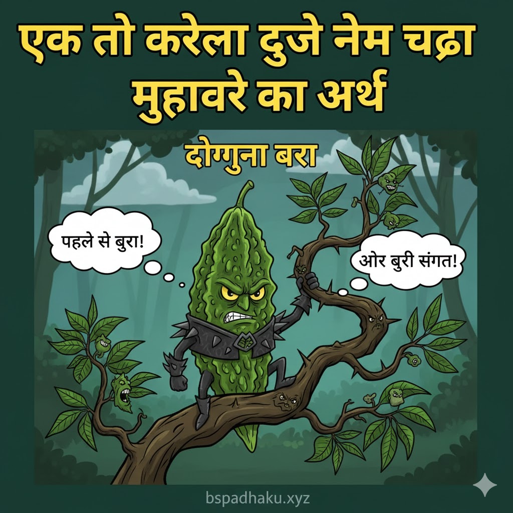 जंगल में मोर नाचा, किसने देखा का मतलब और वाक्य मे प्रयोग