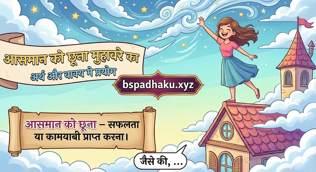 जानिए आसमान को छूना का अर्थ क्या है और वाक्य प्रयोग