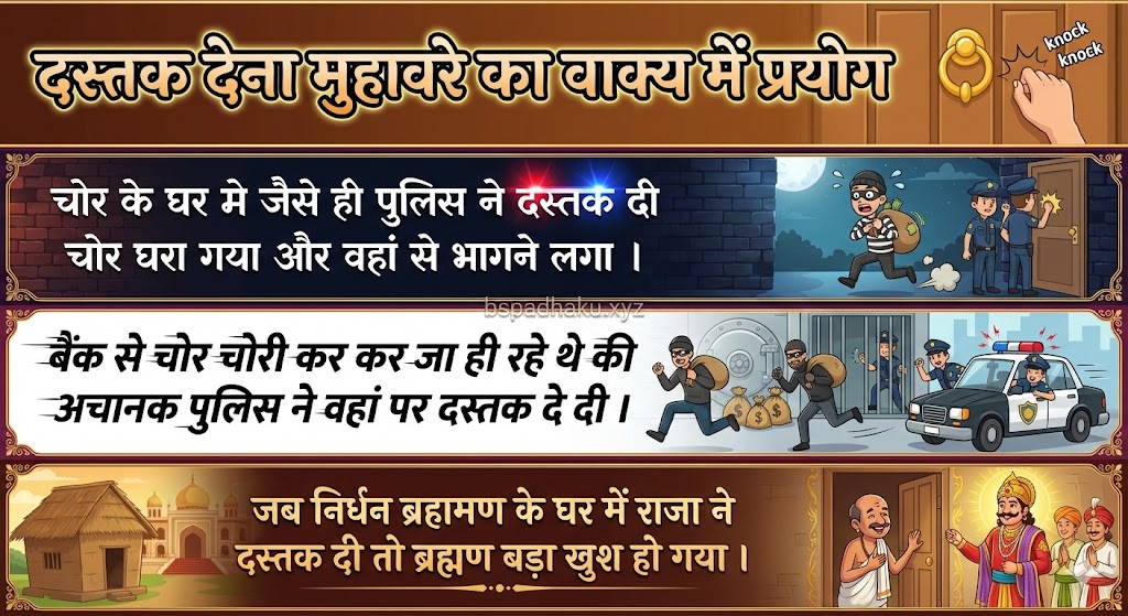 दस्तक देना मुहावरे का वाक्य में प्रयोग