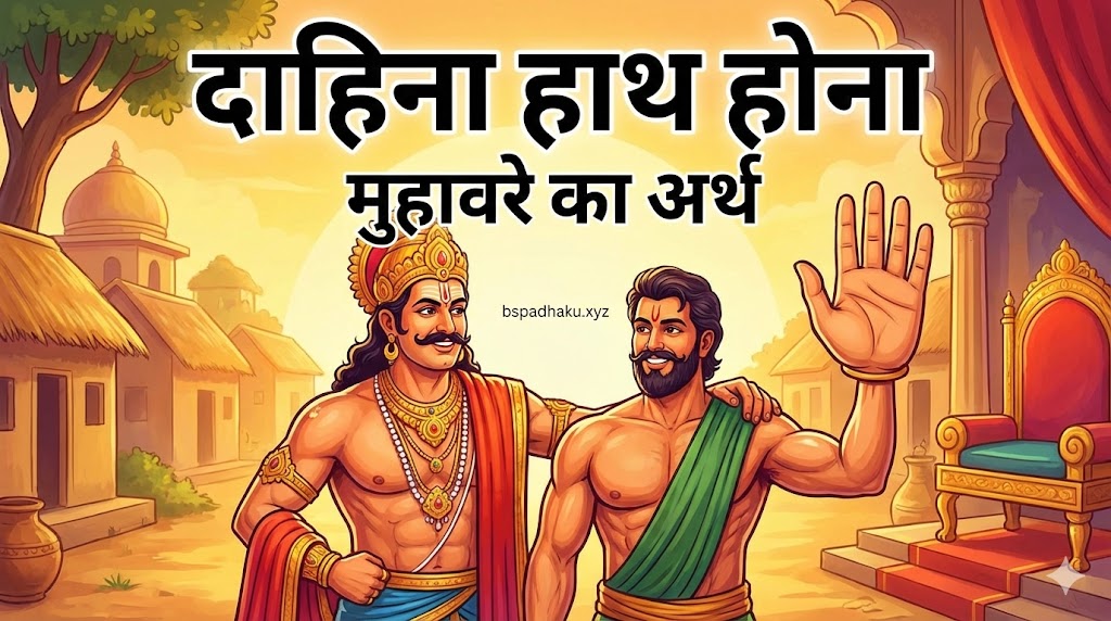 दाहिना हाथ होना का मतलब और वाक्य में प्रयोग
