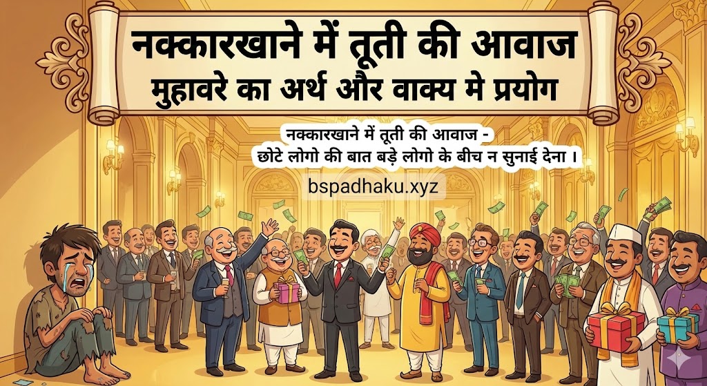 नक्कारखाने में तूती की आवाज मुहावरे का अर्थ क्या होता है