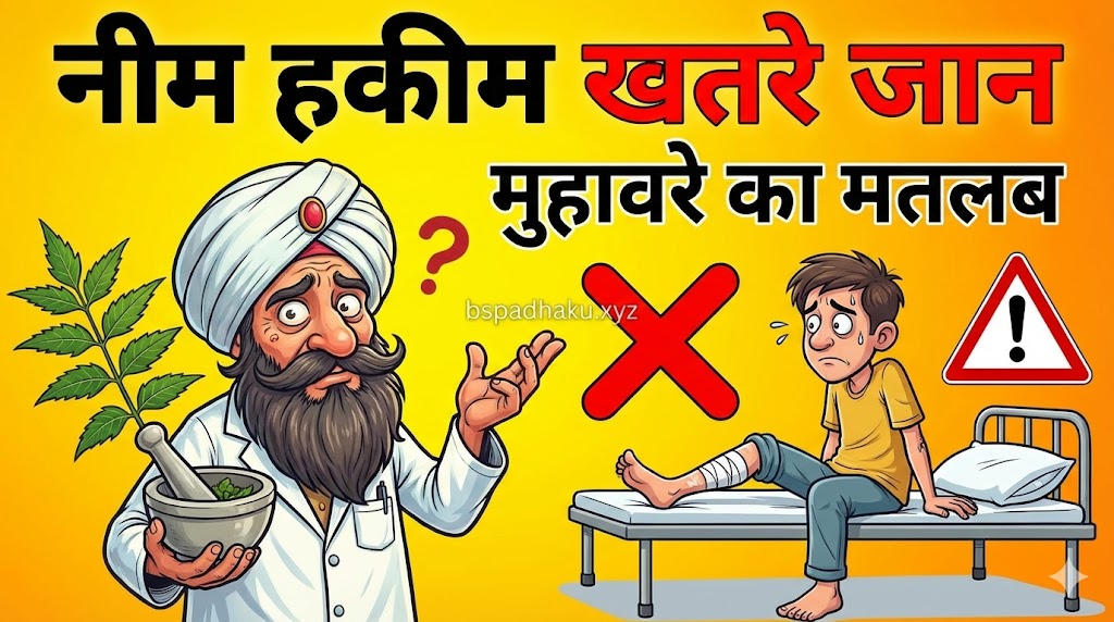 नीम हकीम खतरे जान मुहावरे का मतलब