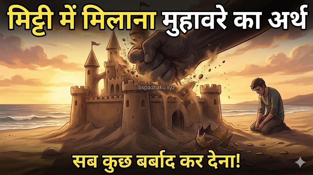 मिट्टी में मिलाना मुहावरे का मतलब और वाक्य व कहानी