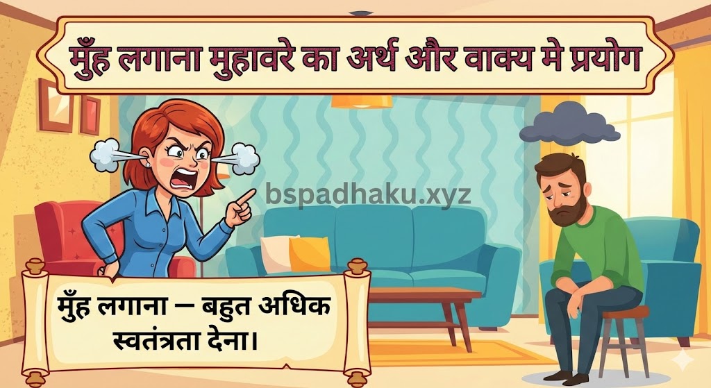 मुँह लगाना का अर्थ और वाक्य मे प्रयोग