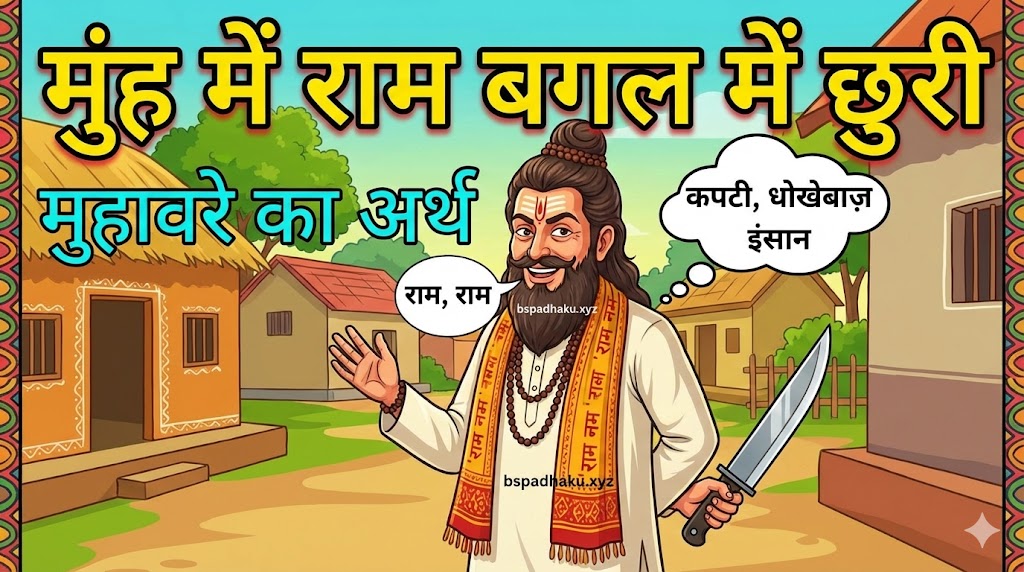 मुंह में राम बगल में छुरी का मतलब और वाक्य व कहानी