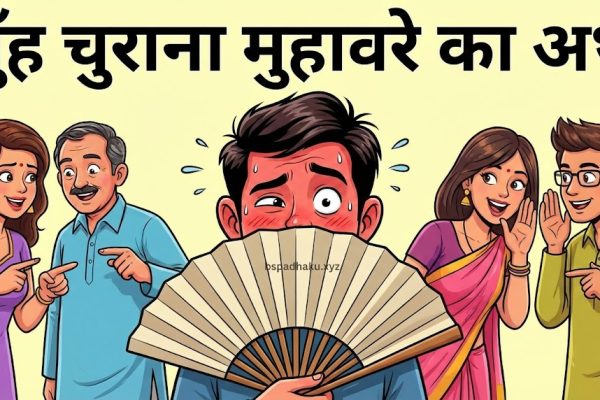मैं समझाता हूं आपको, मुँह चुराना का अर्थ और वाक्य मे प्रयोग व कहानी