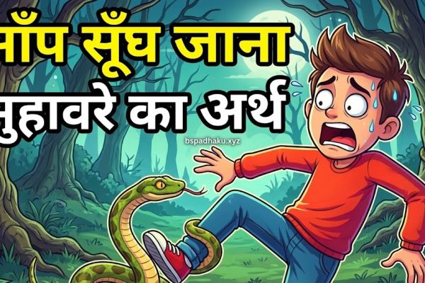 यहां समझे, साँप सूँघ जाना का अर्थ और वाक्य ‌‌‌में प्रयोग