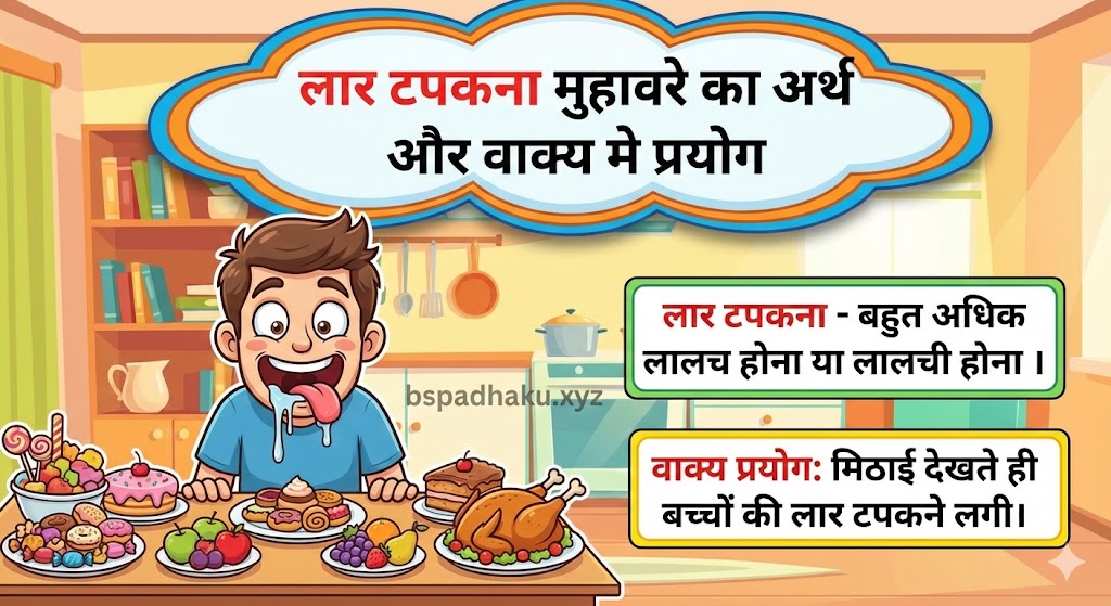 लार टपकना मुहावरे का अर्थ क्या होता है?