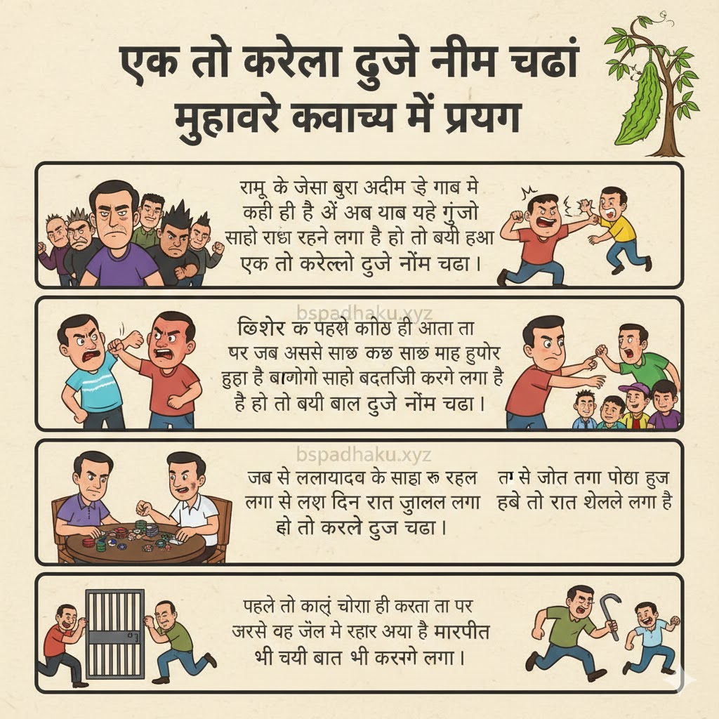 जंगल में मोर नाचा, किसने देखा का मतलब और वाक्य मे प्रयोग