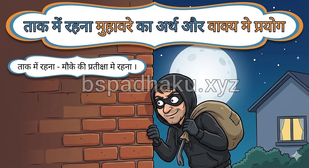 ताक में रहना मुहावरे का अर्थ क्या होता है