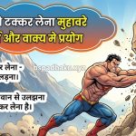 पहाड़ से टक्कर लेना मुहावरे का अर्थ क्या होता है