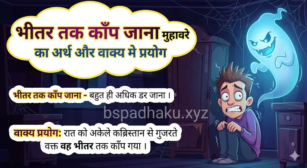 भीतर तक काँप जाना मुहावरे का अर्थ क्या होता है