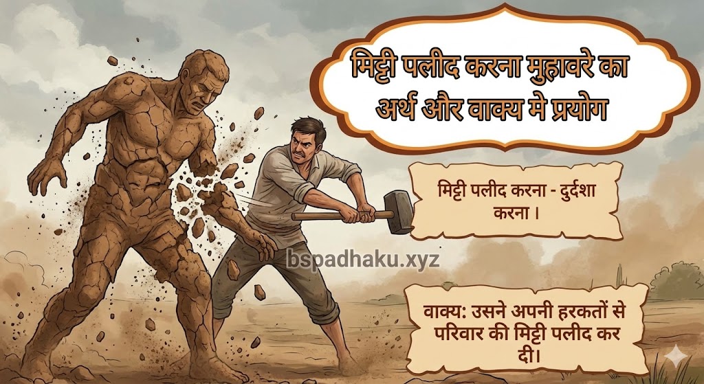 मिट्टी पलीद करना मुहावरे का अर्थ क्या होता है