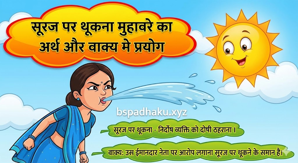 सूरज पर थूकना  मुहावरे का अर्थ क्या होता है