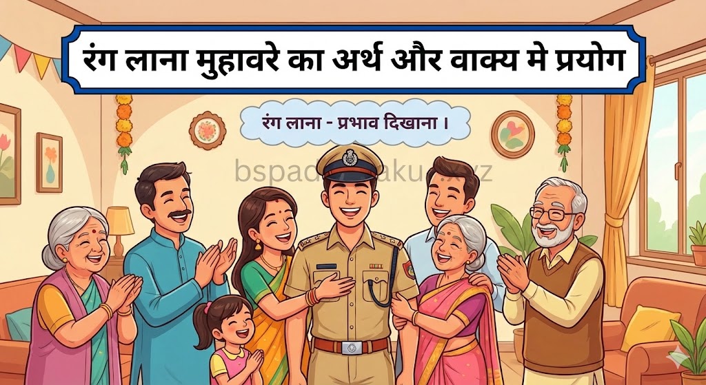 ‌‌‌रंग लाना मुहावरे का अर्थ क्या होता है