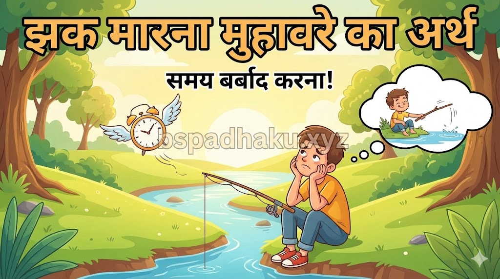 झक मारना का अर्थ व वाक्य व निबंध