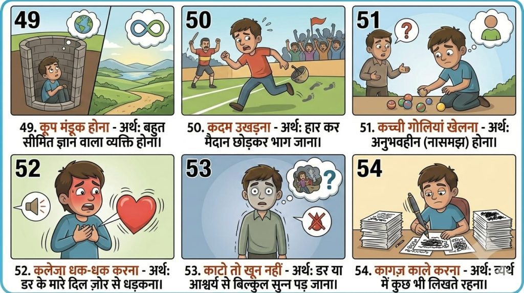 क से शुरु होने वाले मुहावरे list-2