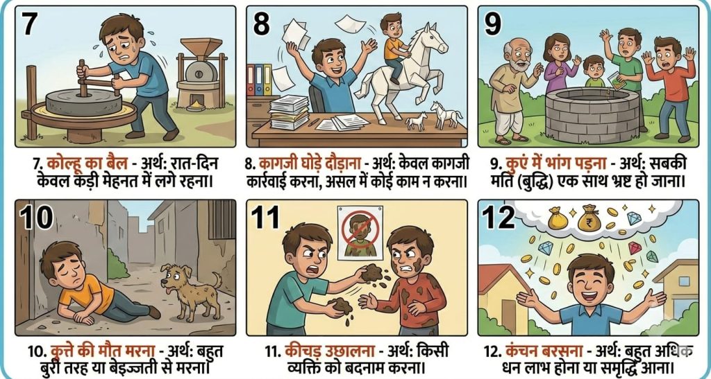 क से शुरु होने वाले मुहावरे list-3