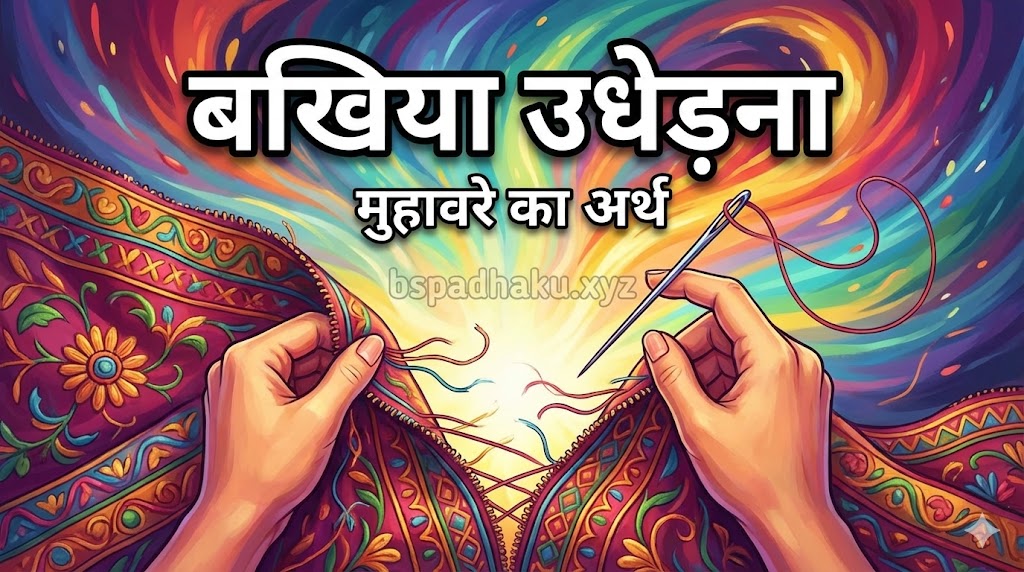 बखिया उधेड़ना मुहावरे का मतलब, कहानी व वाक्य मे प्रयोग